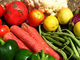 Obst und Gemüse - Cholesterin und Fettgehalt - Tabellen
